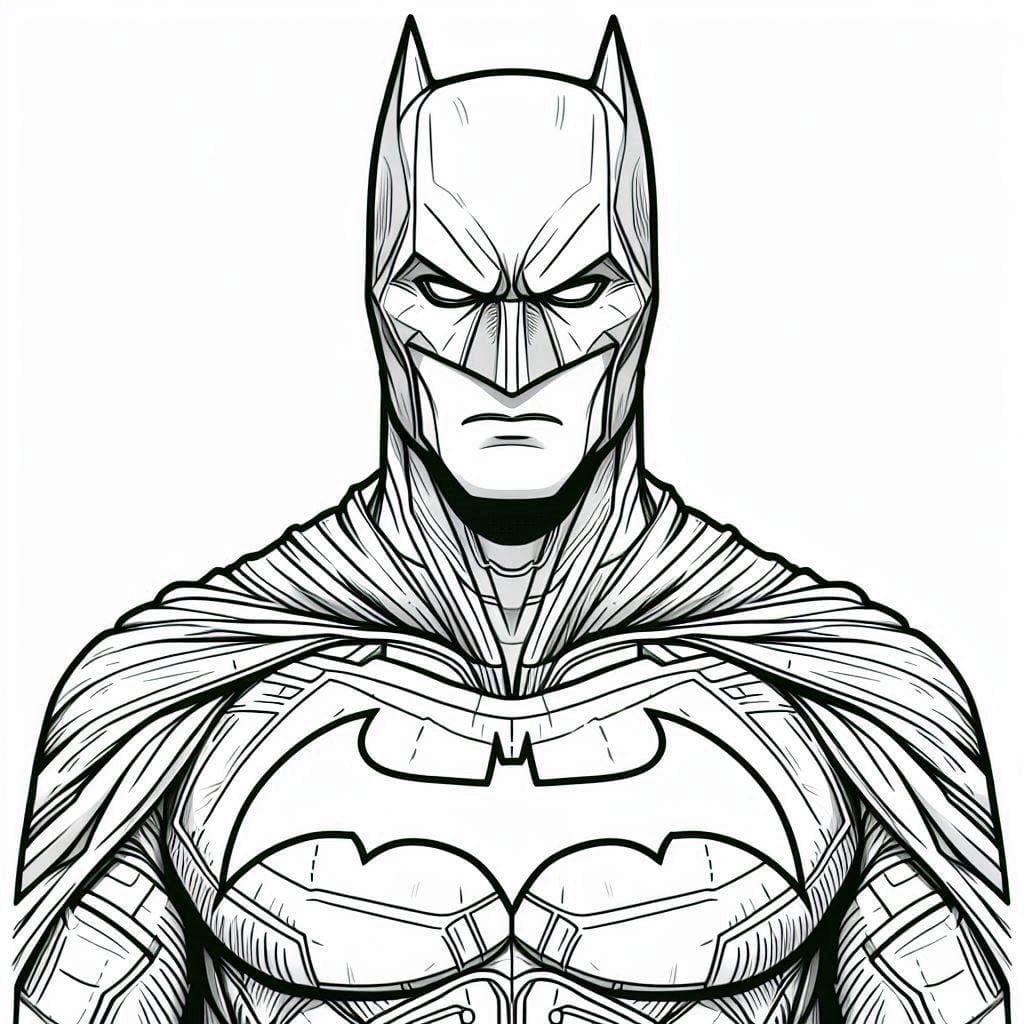 Batman de Justice League coloring page