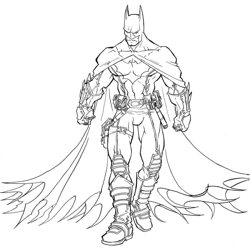 Coloriage Batman est Cool