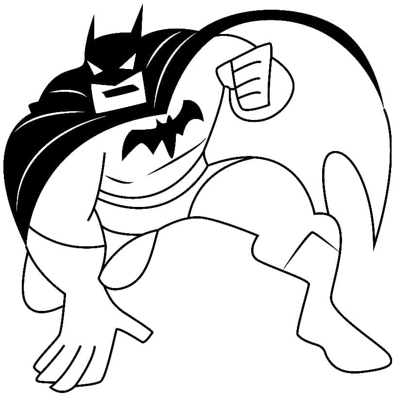 Coloriage Batman Génial