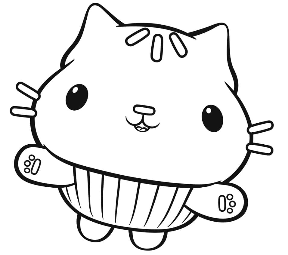 Cakey Gabby Chat coloring page
