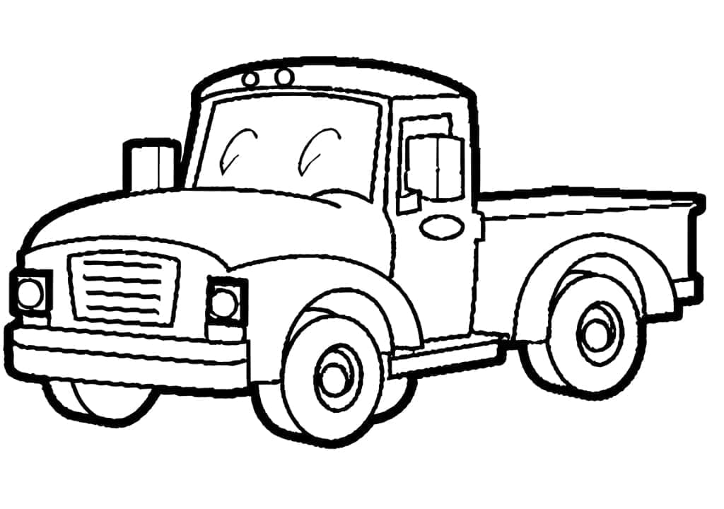 Camion imprimable pour les enfants coloring page