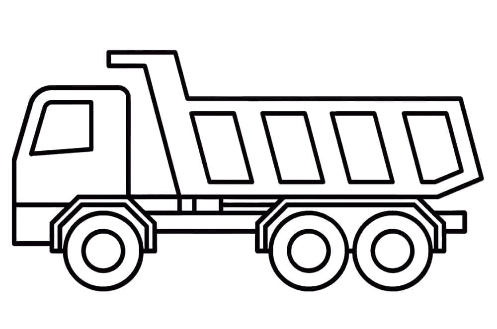 Coloriage Camion parfait