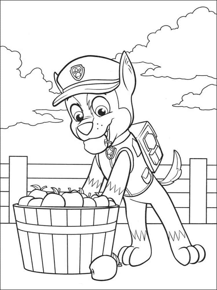 Chase Pat Patrouille 3 coloring page