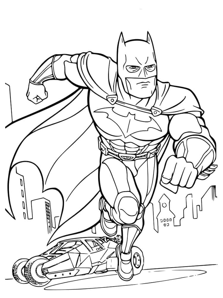 Coloriage DC Batman