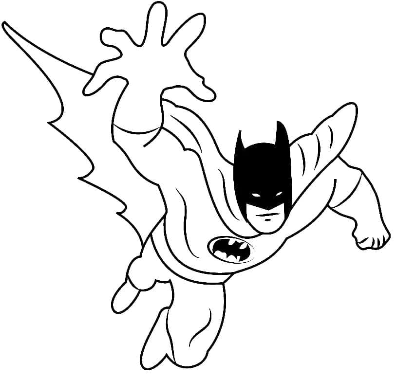 Coloriage DC Comic Batman
