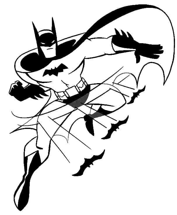 Coloriage DC Super-héros Batman