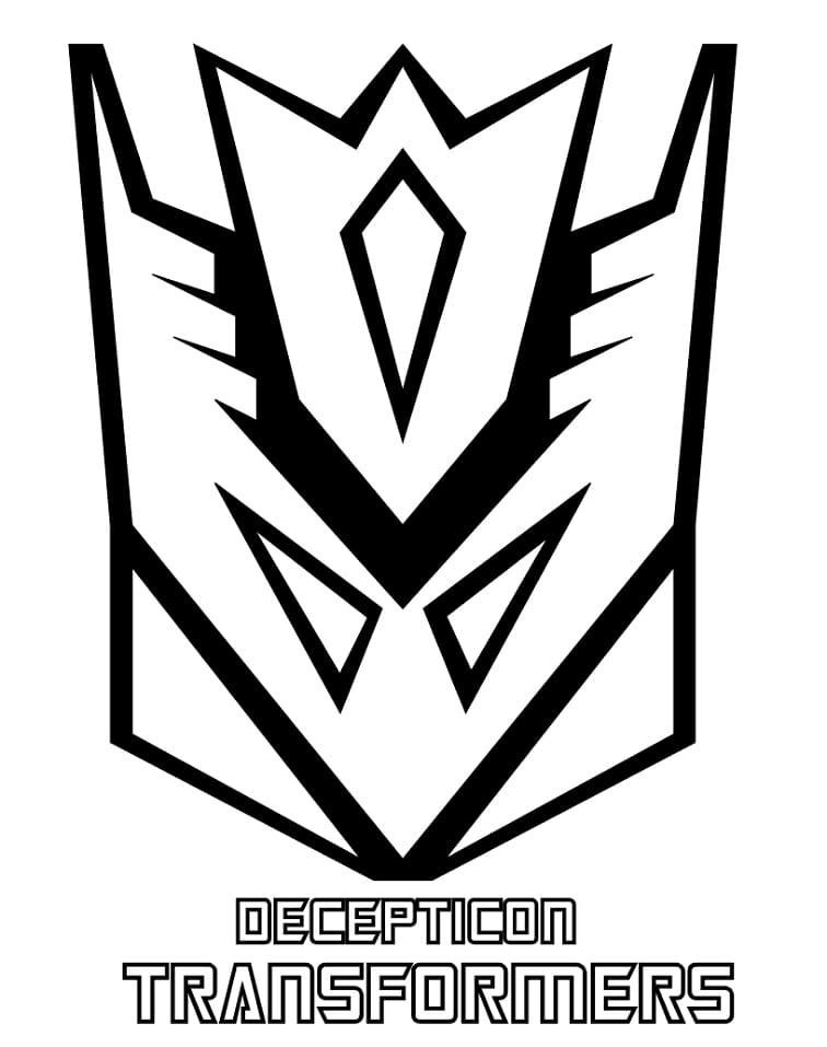 Coloriage Decepticon Transformers