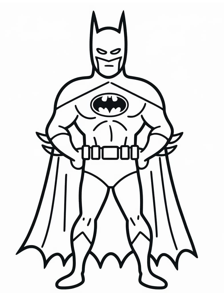 Dessin de Batman coloring page