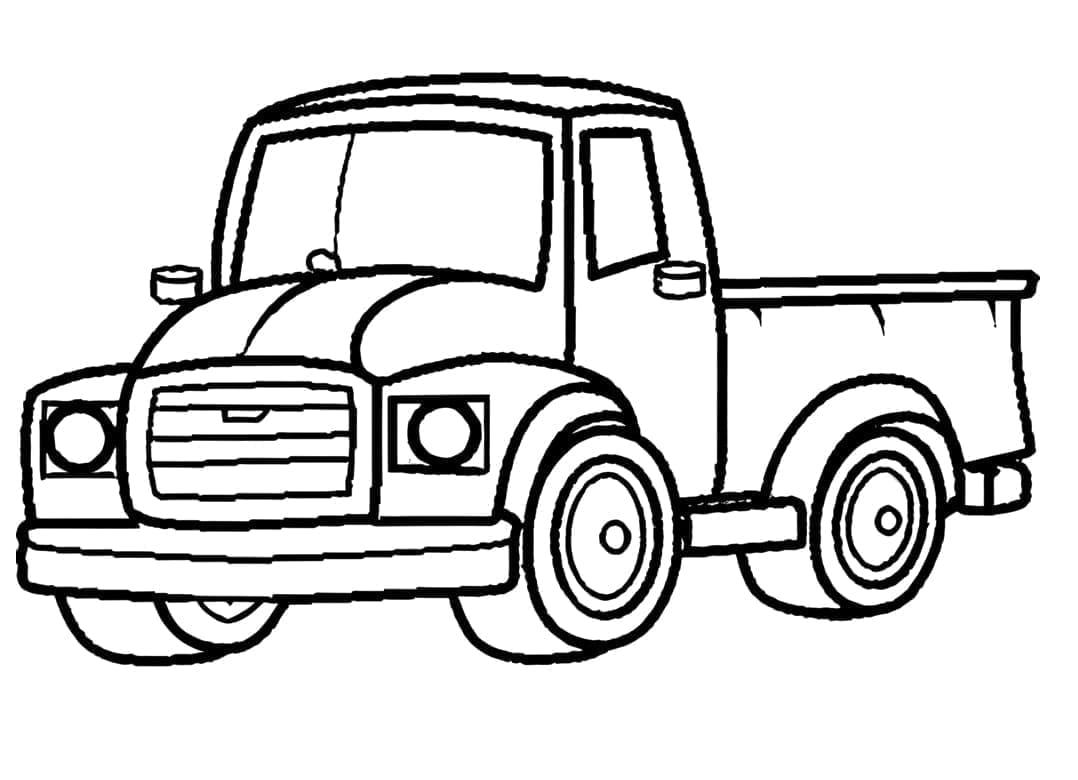 Coloriage Dessin de Camion