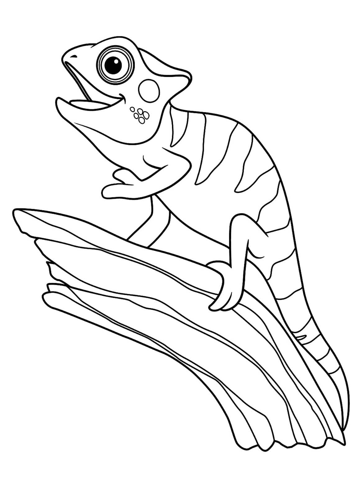 Dessin De Lézard Pour Les Enfants coloring page