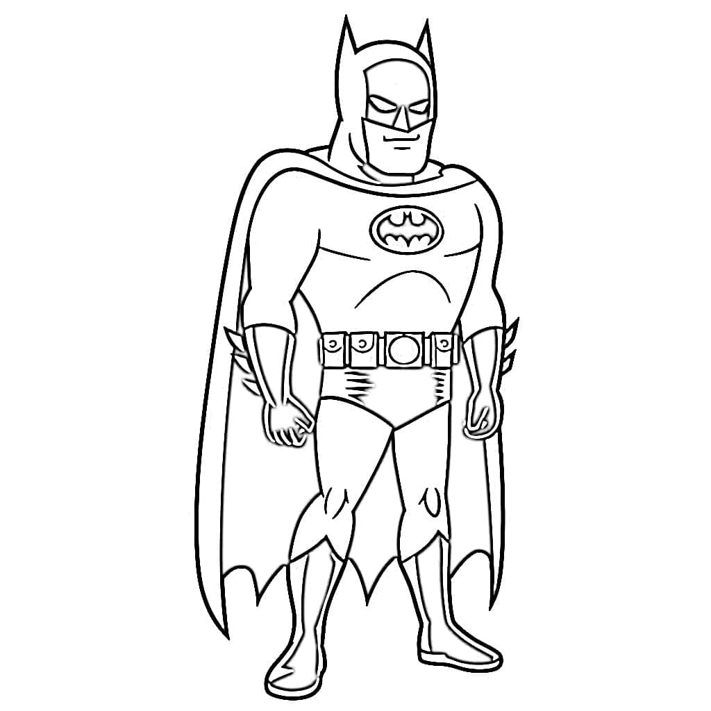 Dessin Gratuit de Batman coloring page