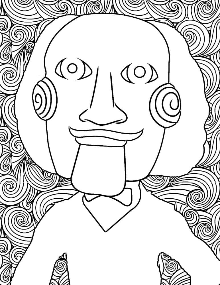 Film Effrayant coloring page