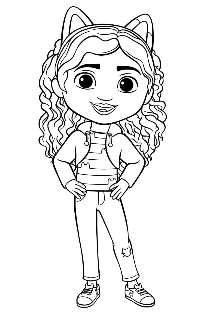 Gabby Heureuse coloring page