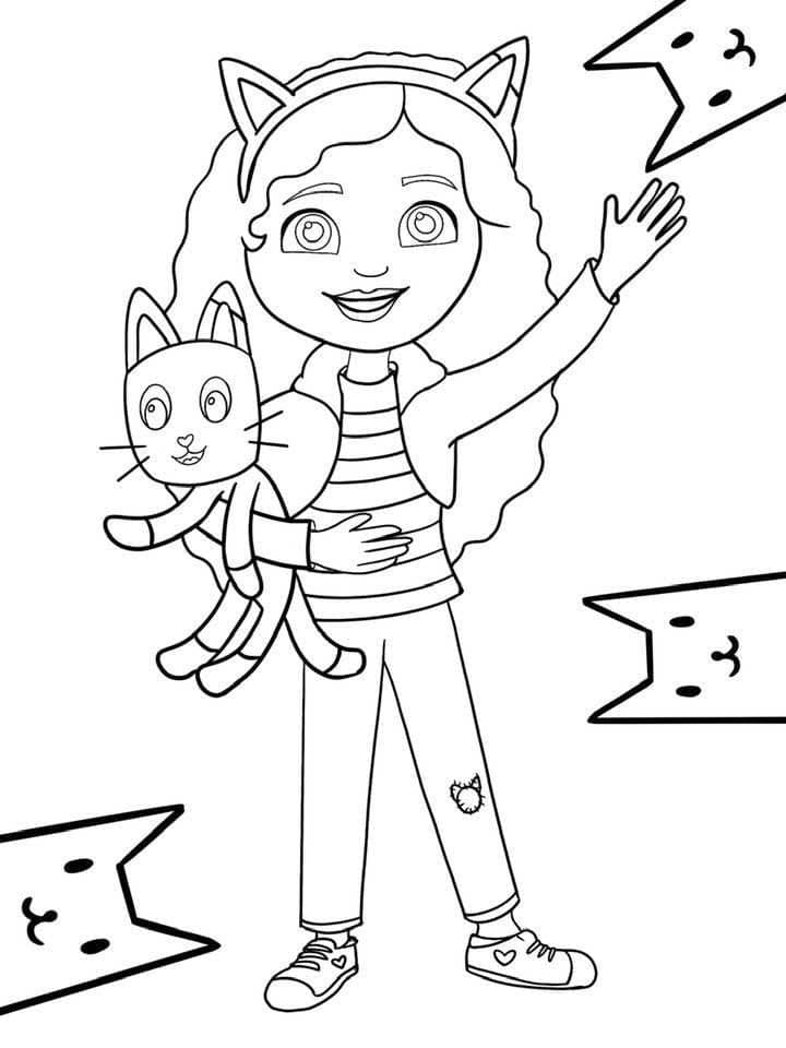 Gabby coloring page