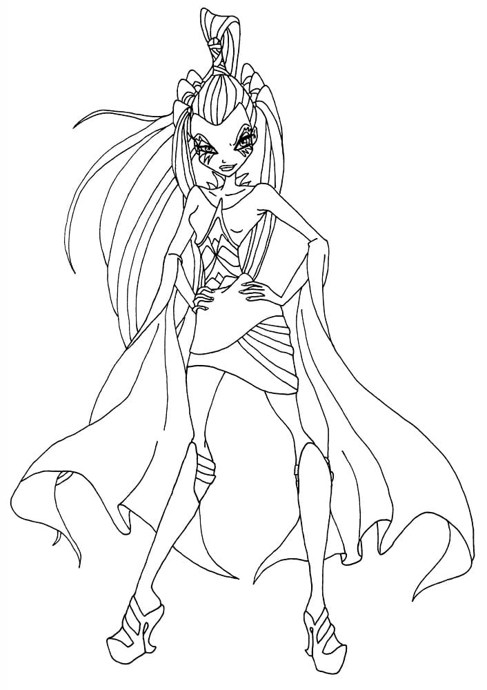 Icy Winx coloring page