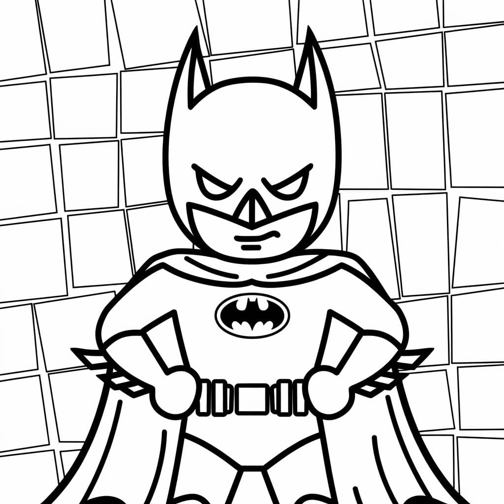 Imprimable Batman coloring page