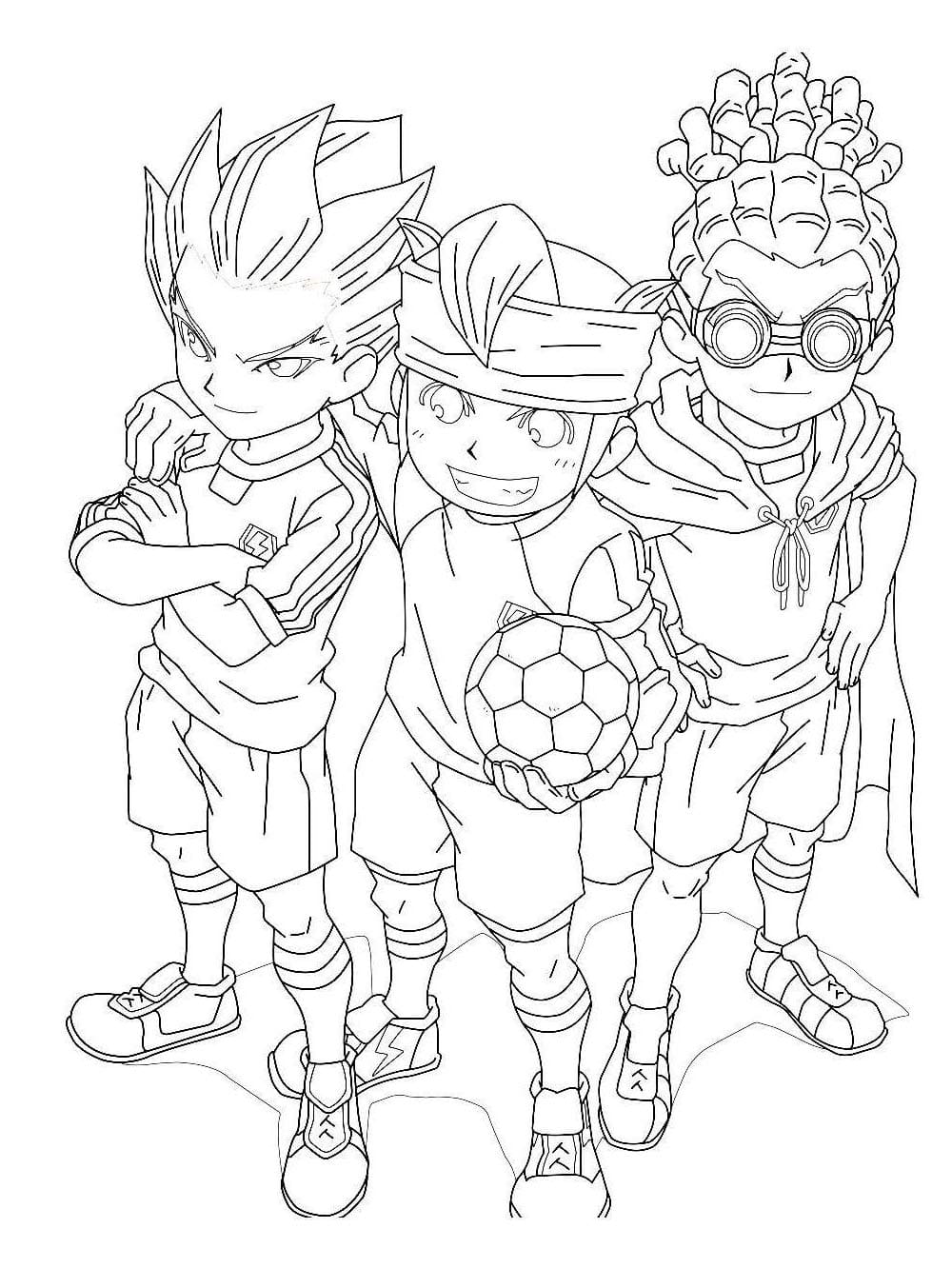 Inazuma Eleven 3 coloring page