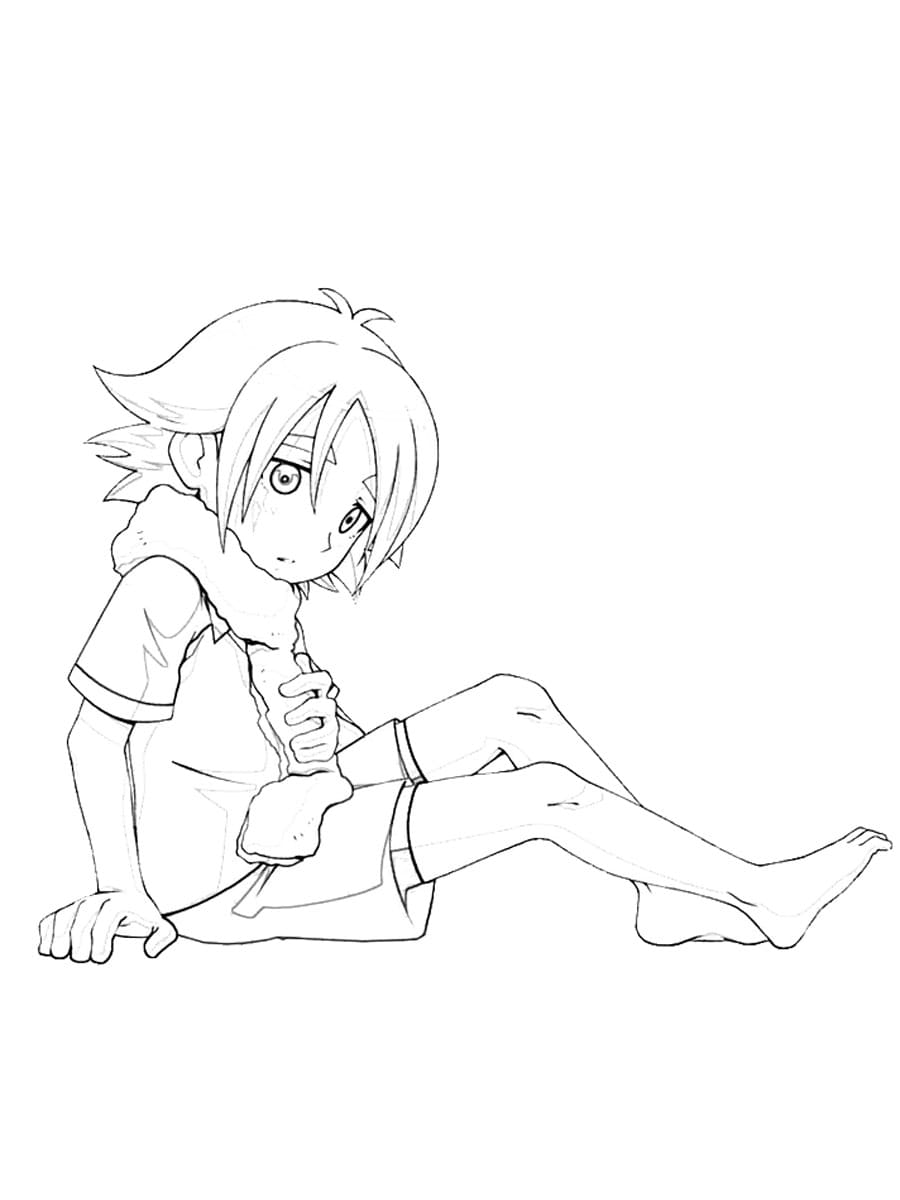 Inazuma Eleven Shawn Frost coloring page