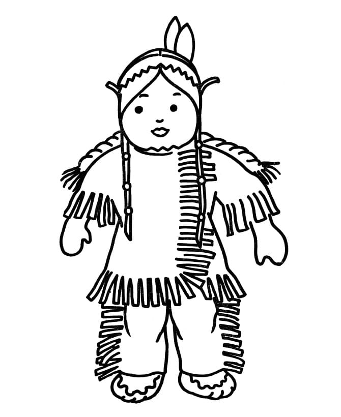 Indien 2 coloring page