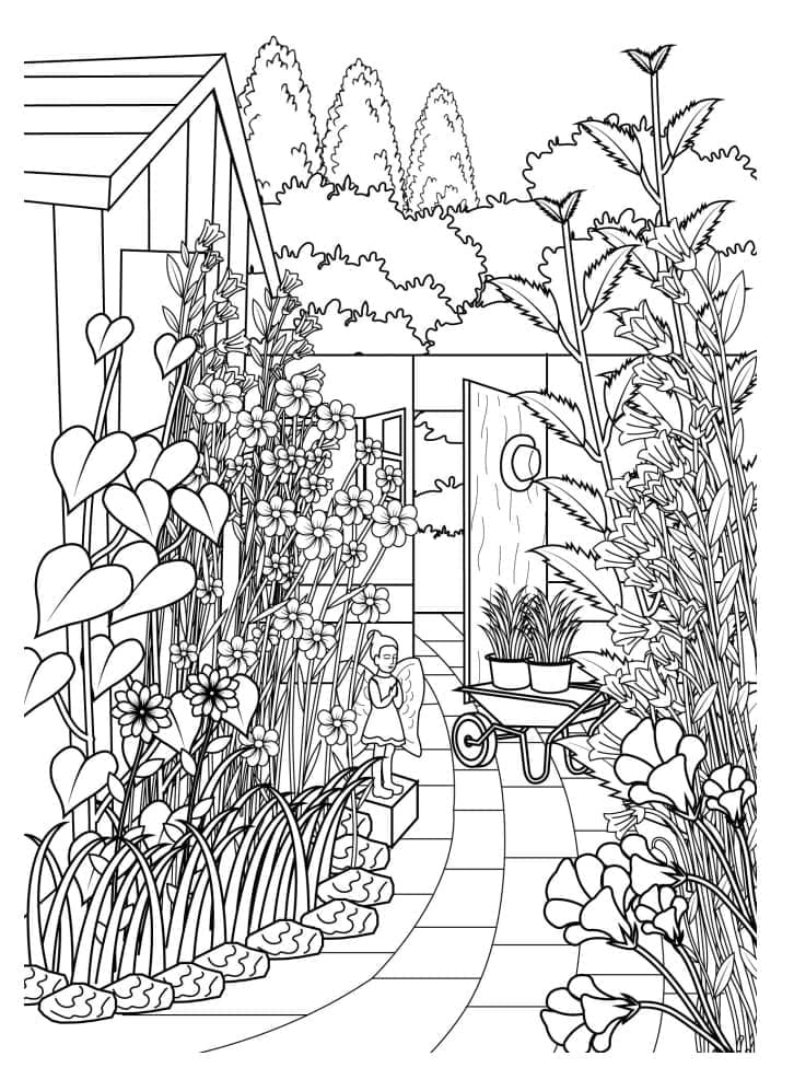 Coloriage Jardin Imprimer Sur ColoriageEnfant Com