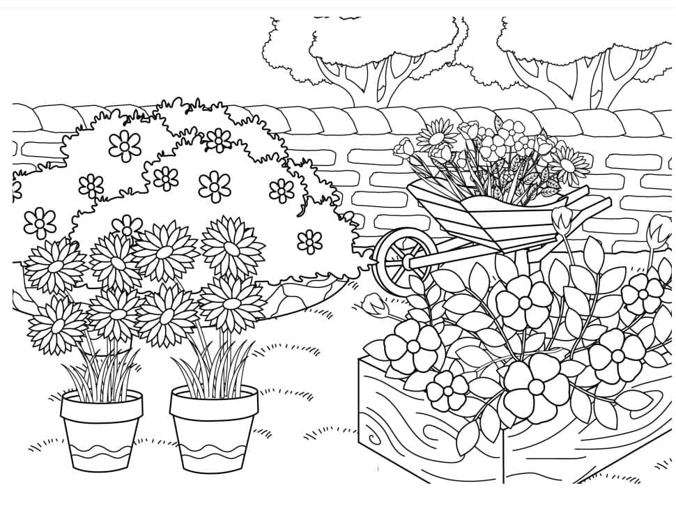 Coloriage Jardin Imprimer Sur ColoriageEnfant Com