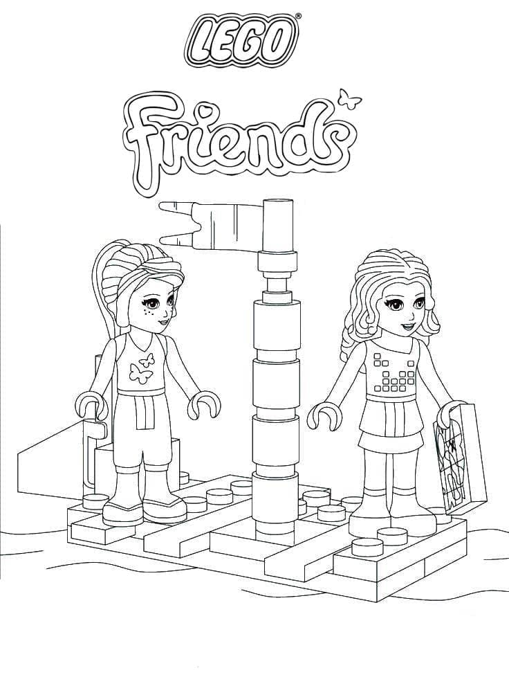 Jouets Lego Friends coloring page