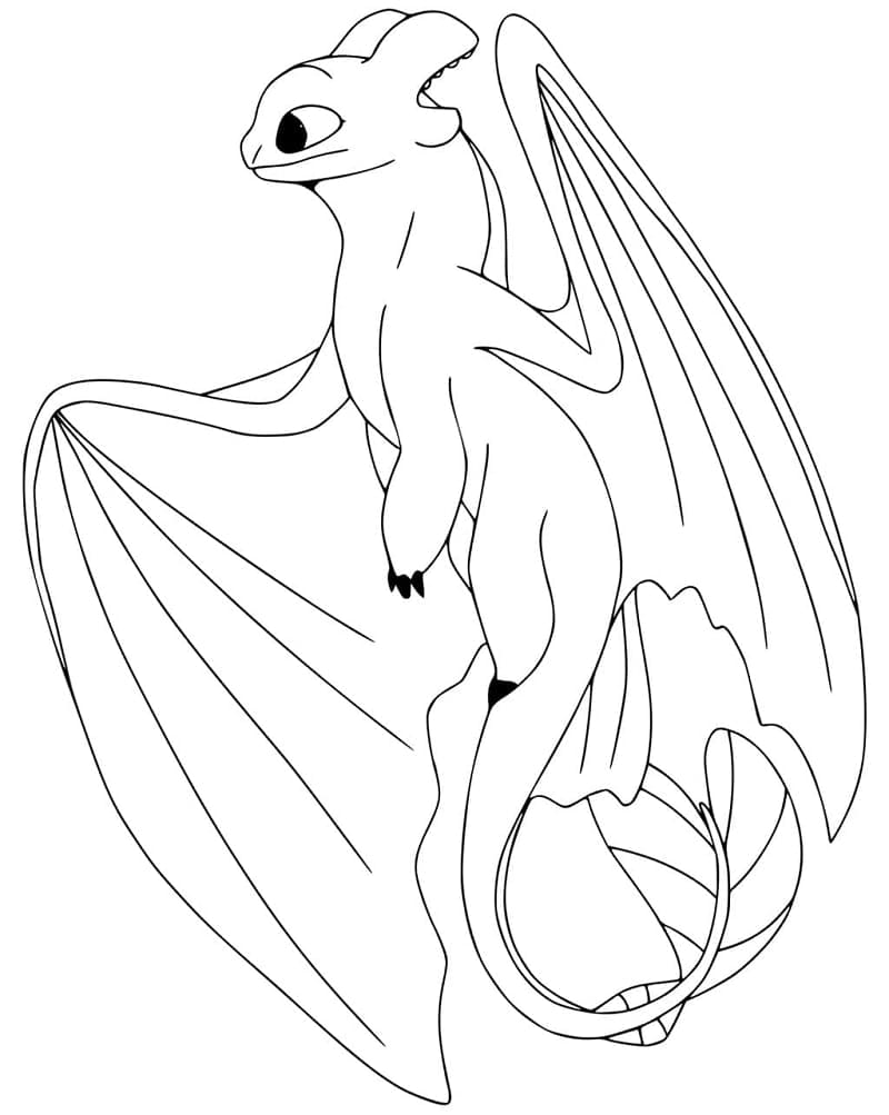 Krokmou Heureux coloring page