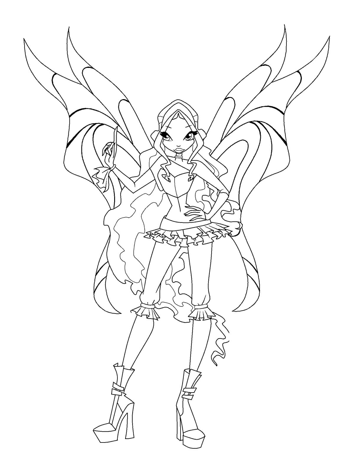 Layla Winx coloring page