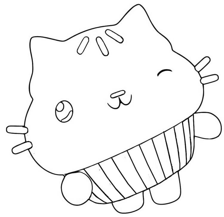 Le Boulanger Cakey coloring page