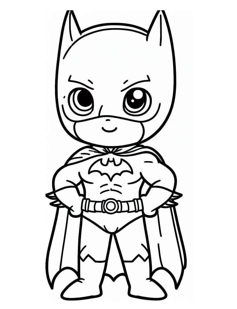 Le Charmant Batman coloring page