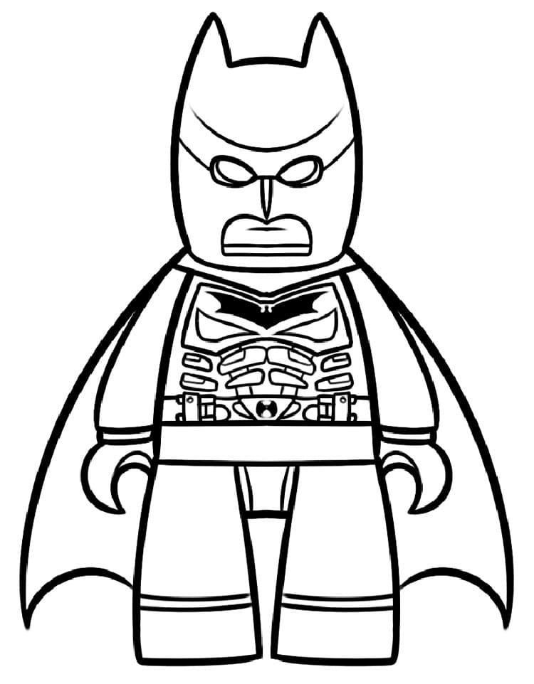 Lego Batman coloring page