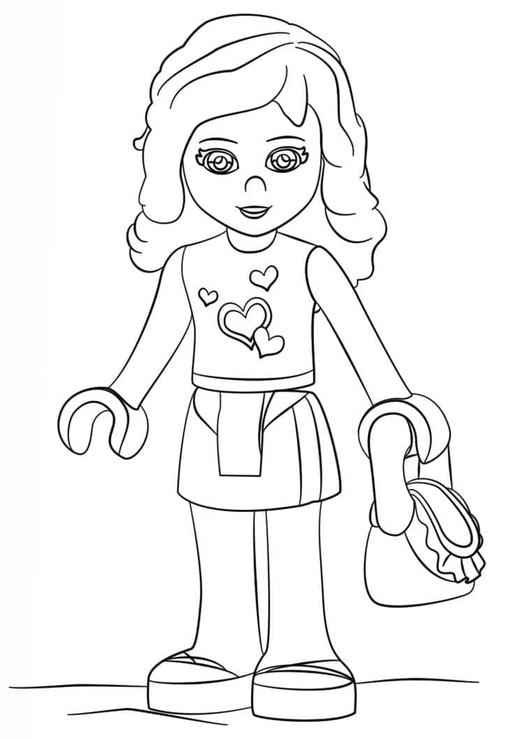 Lego Friends 10 coloring page