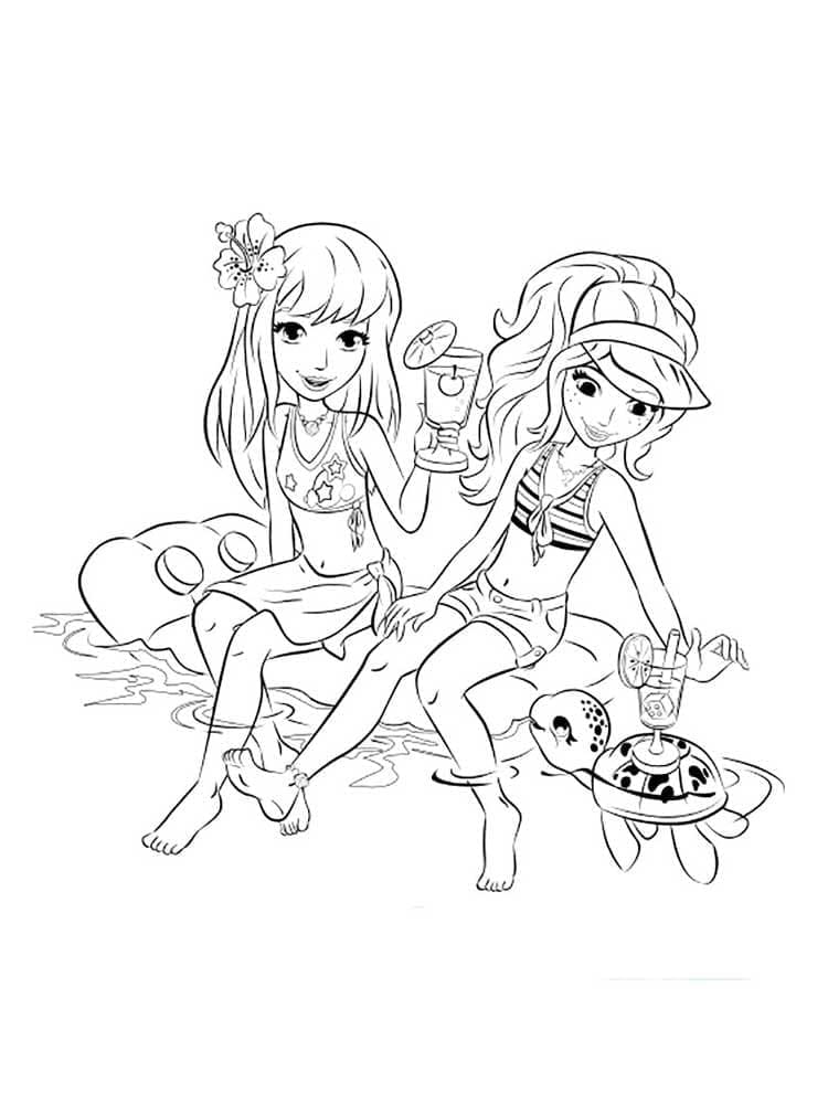 Lego Friends 12 coloring page
