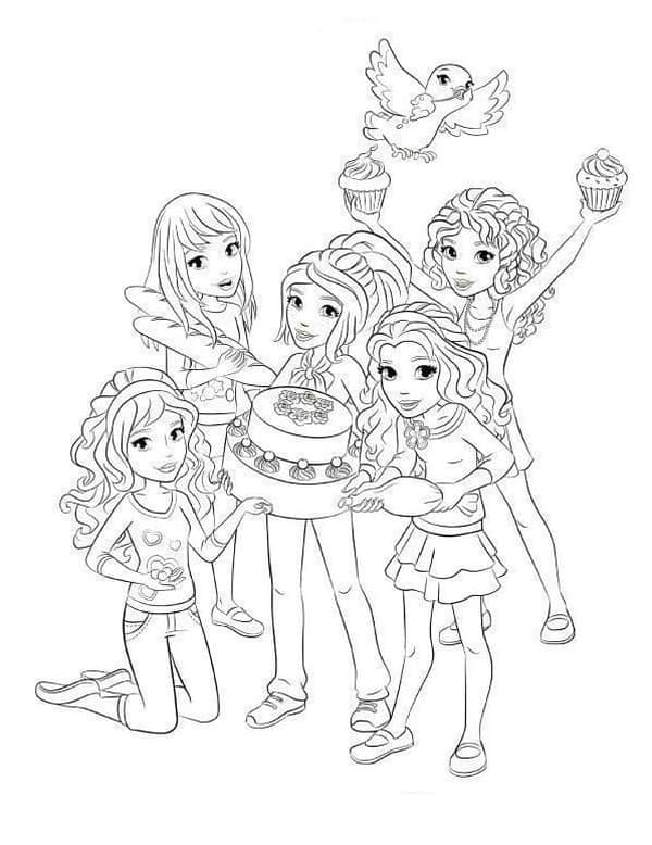 Lego Friends 13 coloring page