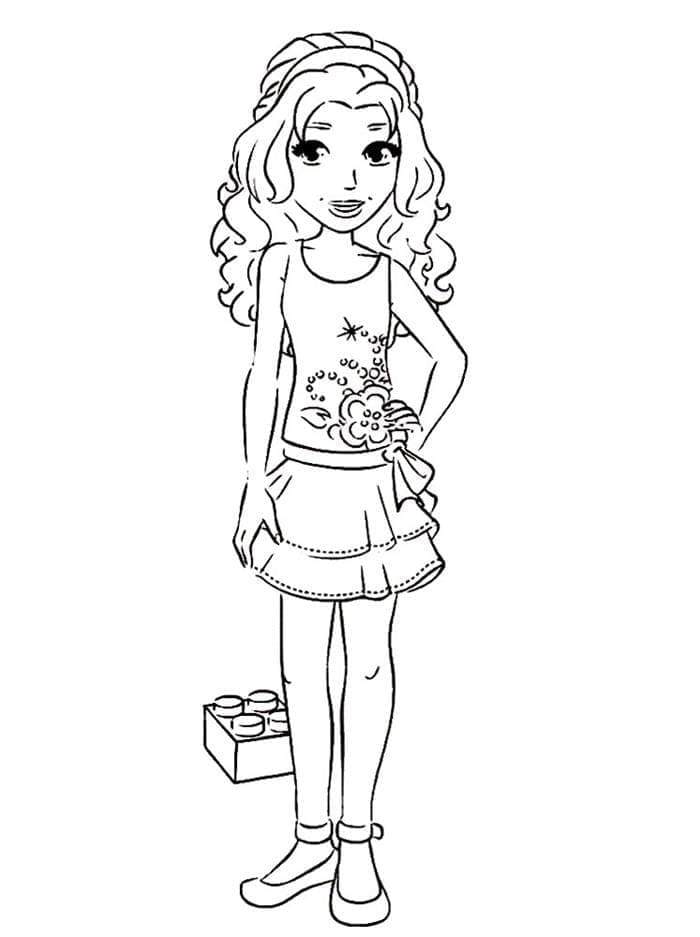 Lego Friends 3 coloring page