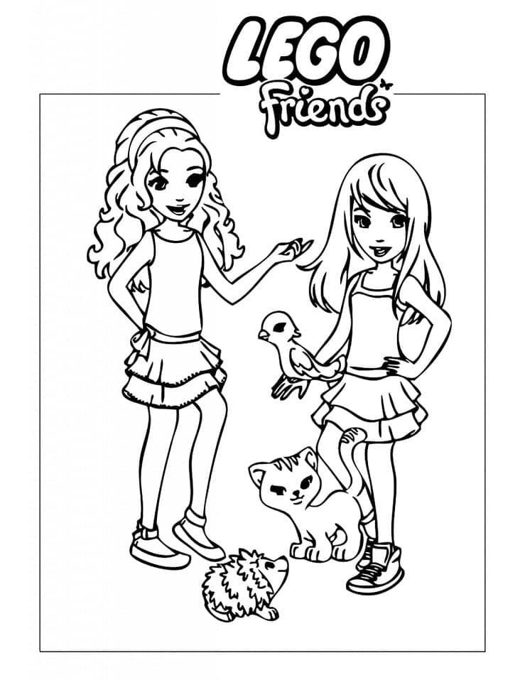 Lego Friends 5 coloring page