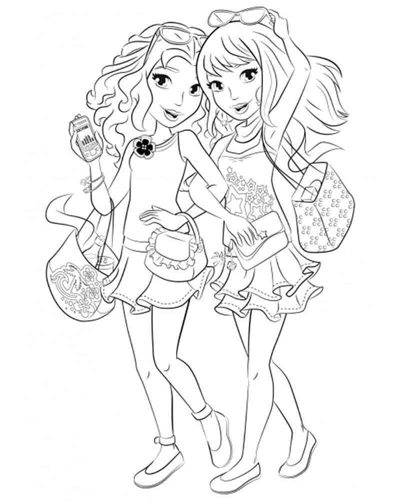 Lego Friends 6 coloring page