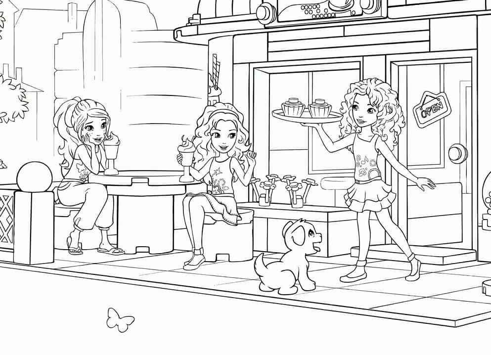 Lego Friends 7 coloring page