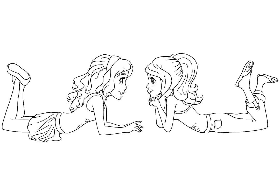 Lego Friends 8 coloring page