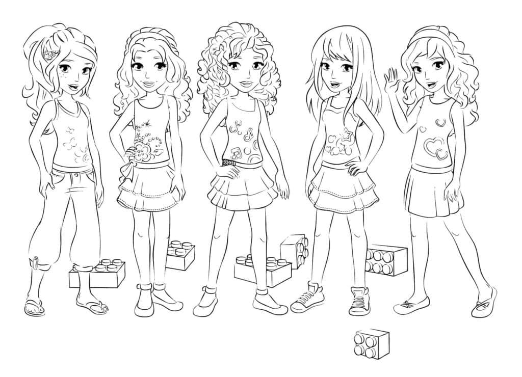 Lego Friends 9 coloring page