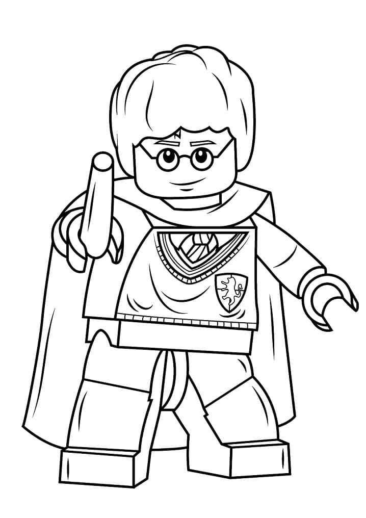 Lego Harry Potter coloring page