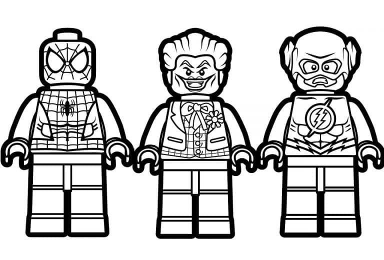 Coloriage Lego Super-héros