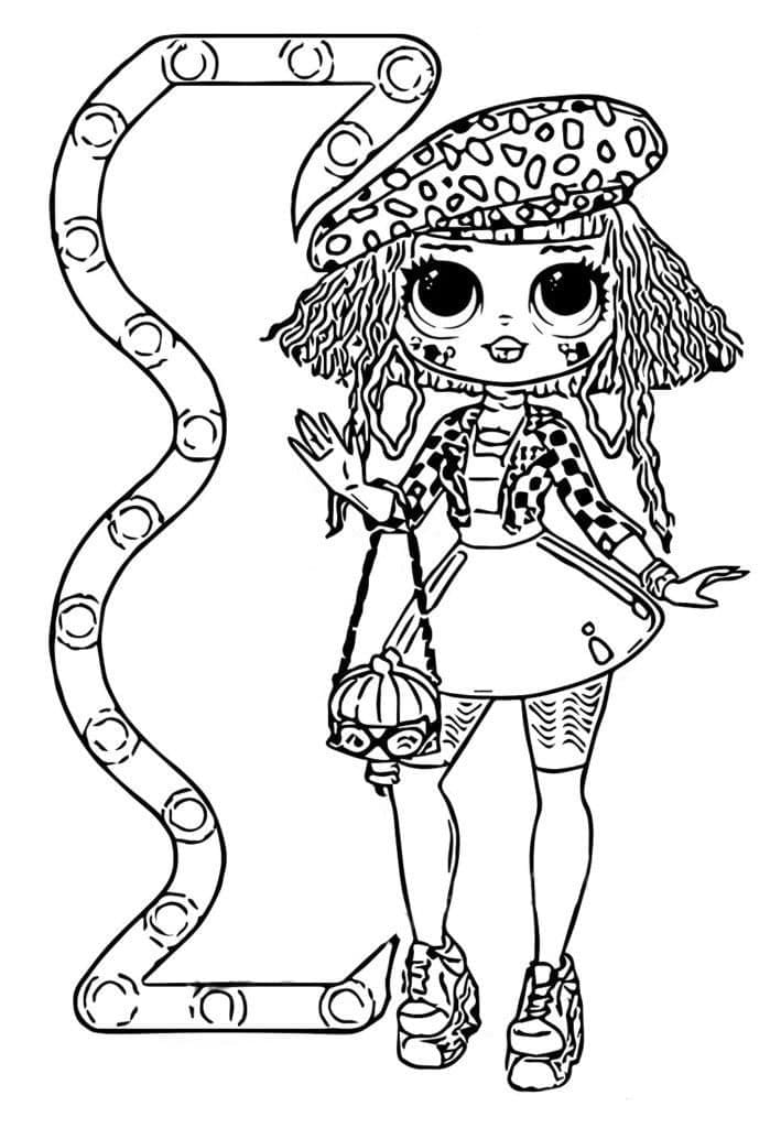 LOL OMG Neonlicious coloring page