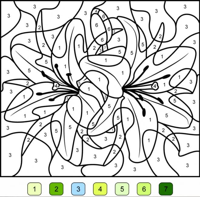 Magique Maternelle – Fleurs coloring page