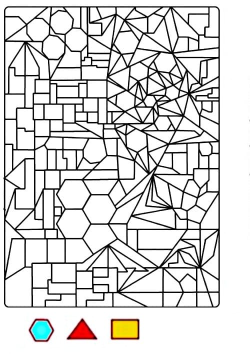 Magique Maternelle – Formes Géométriques coloring page