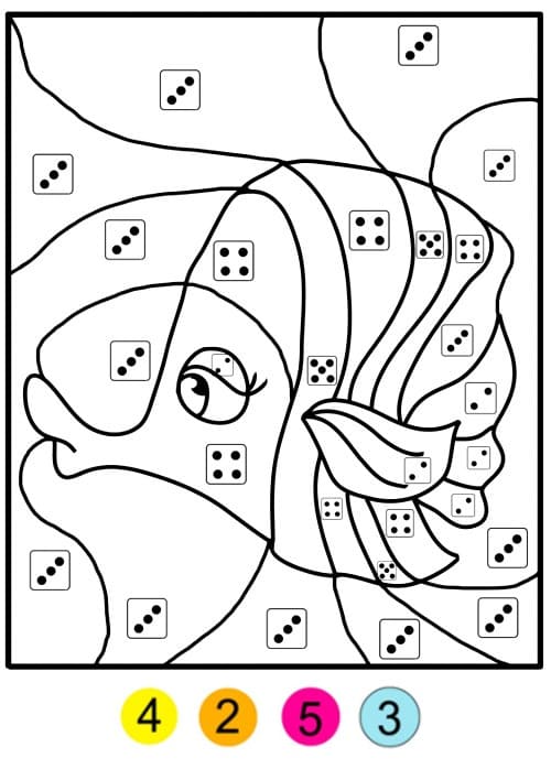 Magique Maternelle – Poisson coloring page