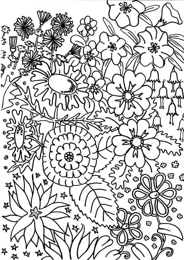 Magnifique Jardin coloring page