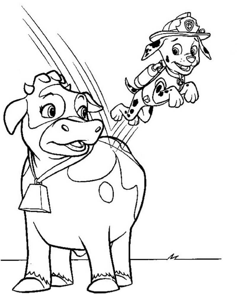 Marcus et Bettina coloring page