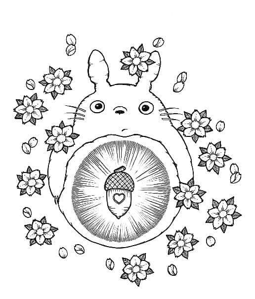 Mon voisin Totoro 2 coloring page