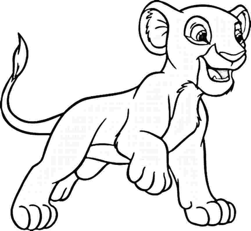 Coloriage Nala de Roi Lion